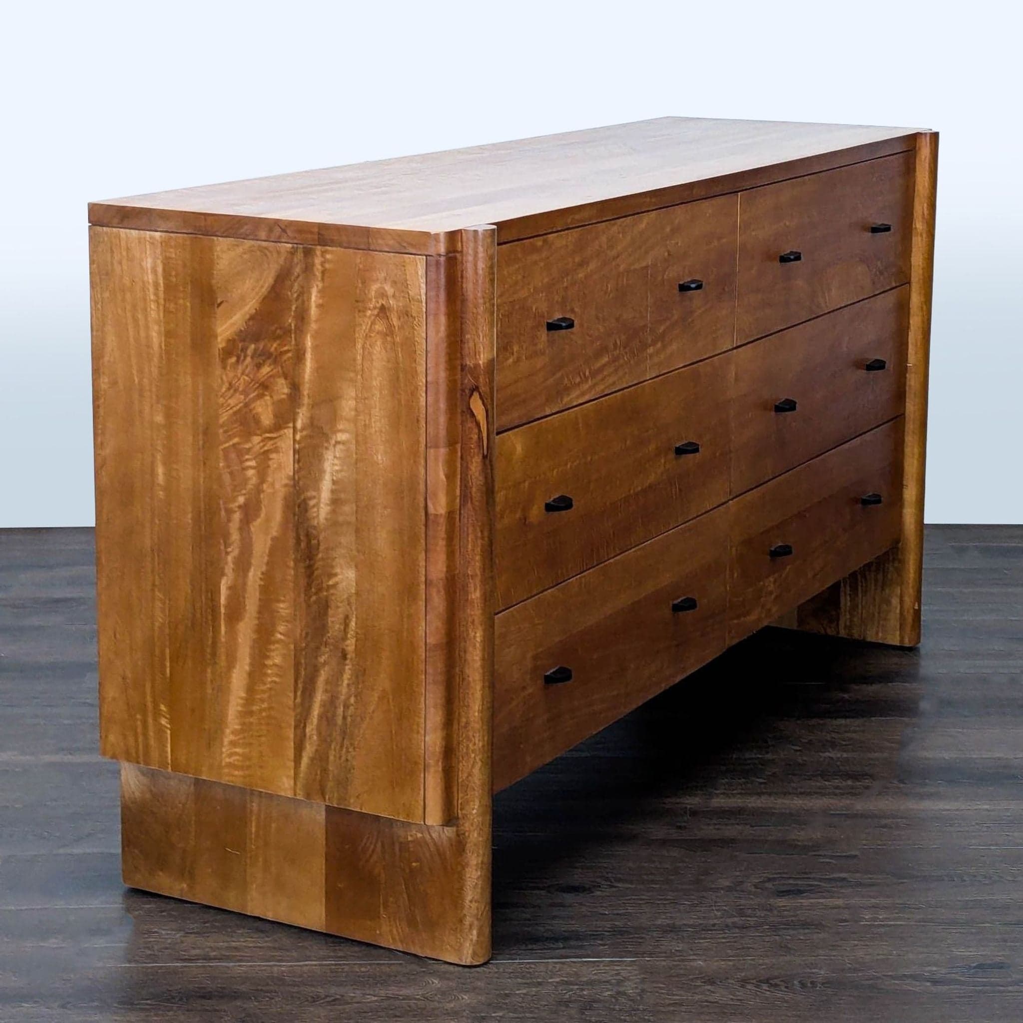 West Elm Otto Solid Wood 6-Drawer Dresser in Natural Finish - Thumbnail 3