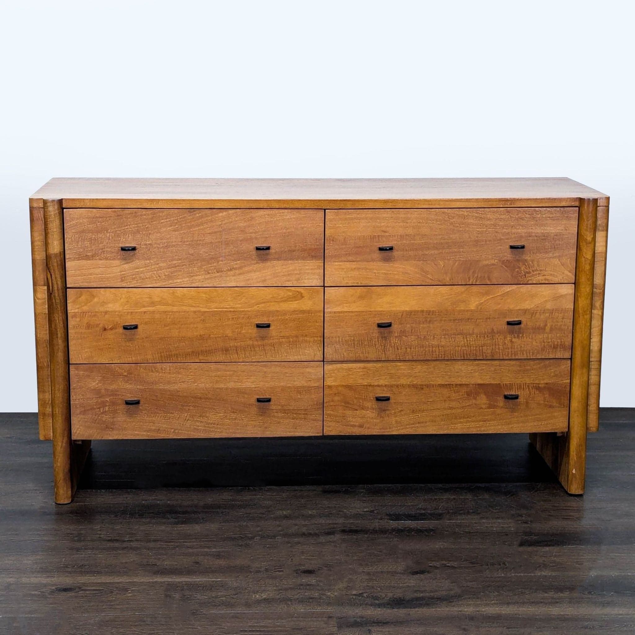 West Elm Otto Solid Wood 6-Drawer Dresser in Natural Finish - Image 1