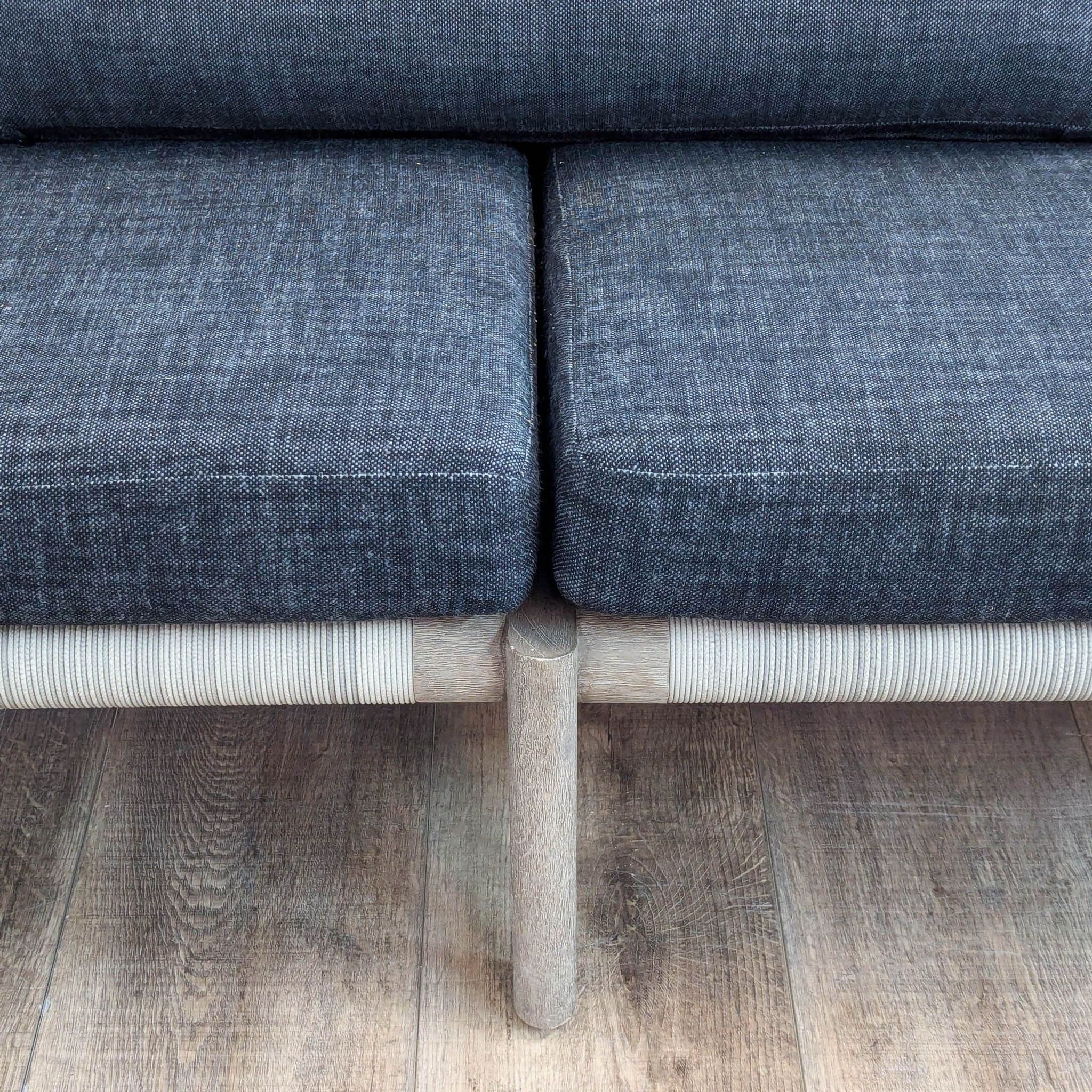Restoration Hardware Mesa Weathered Teal Outdoor Sofa - Thumbnail 6