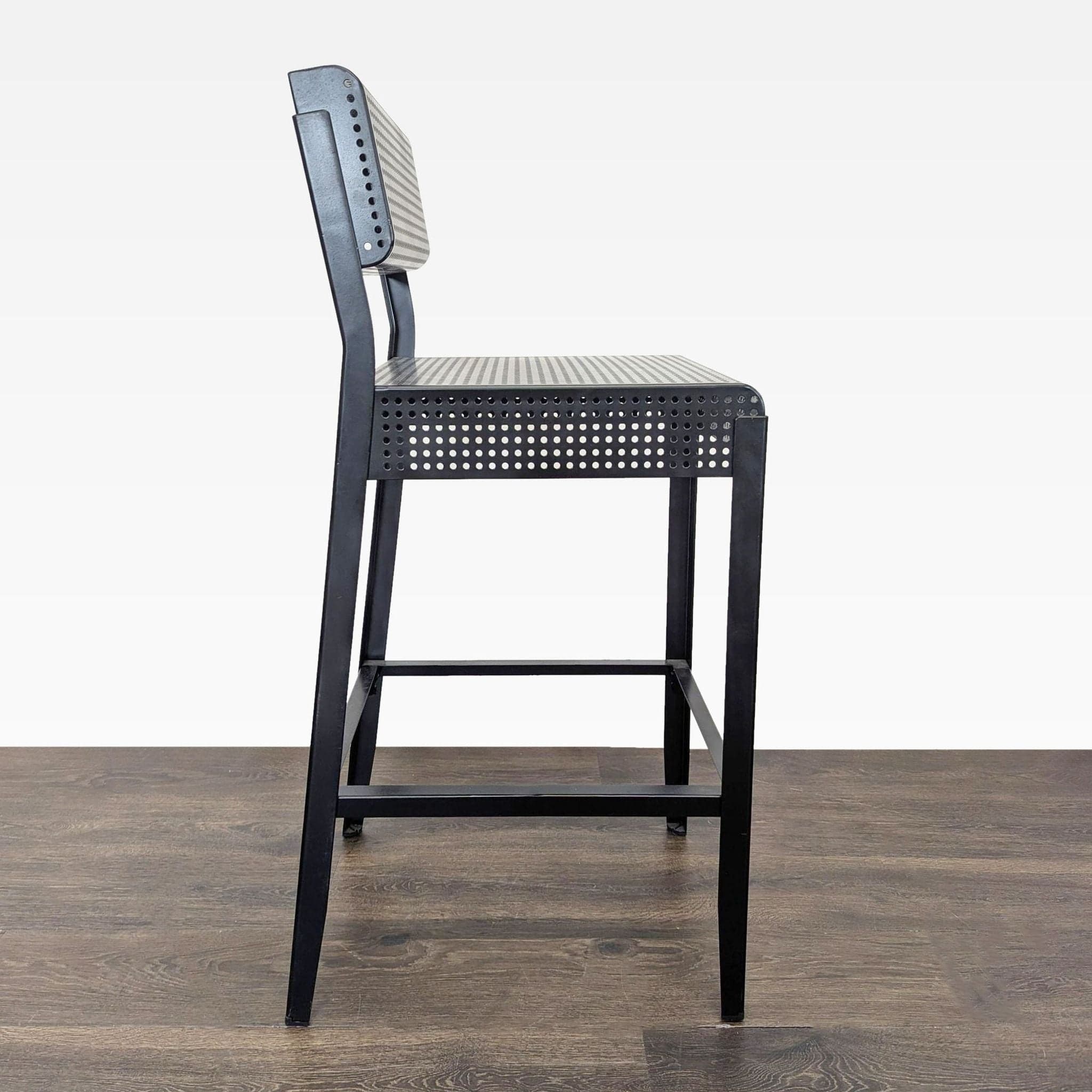 Pair of Ikea Metal Bar Stools - Thumbnail 5