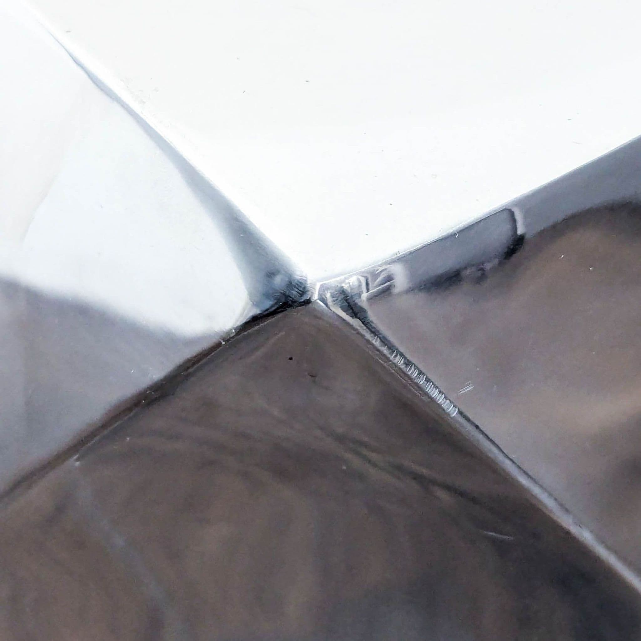Geometric Metal Accent Table - Thumbnail 6