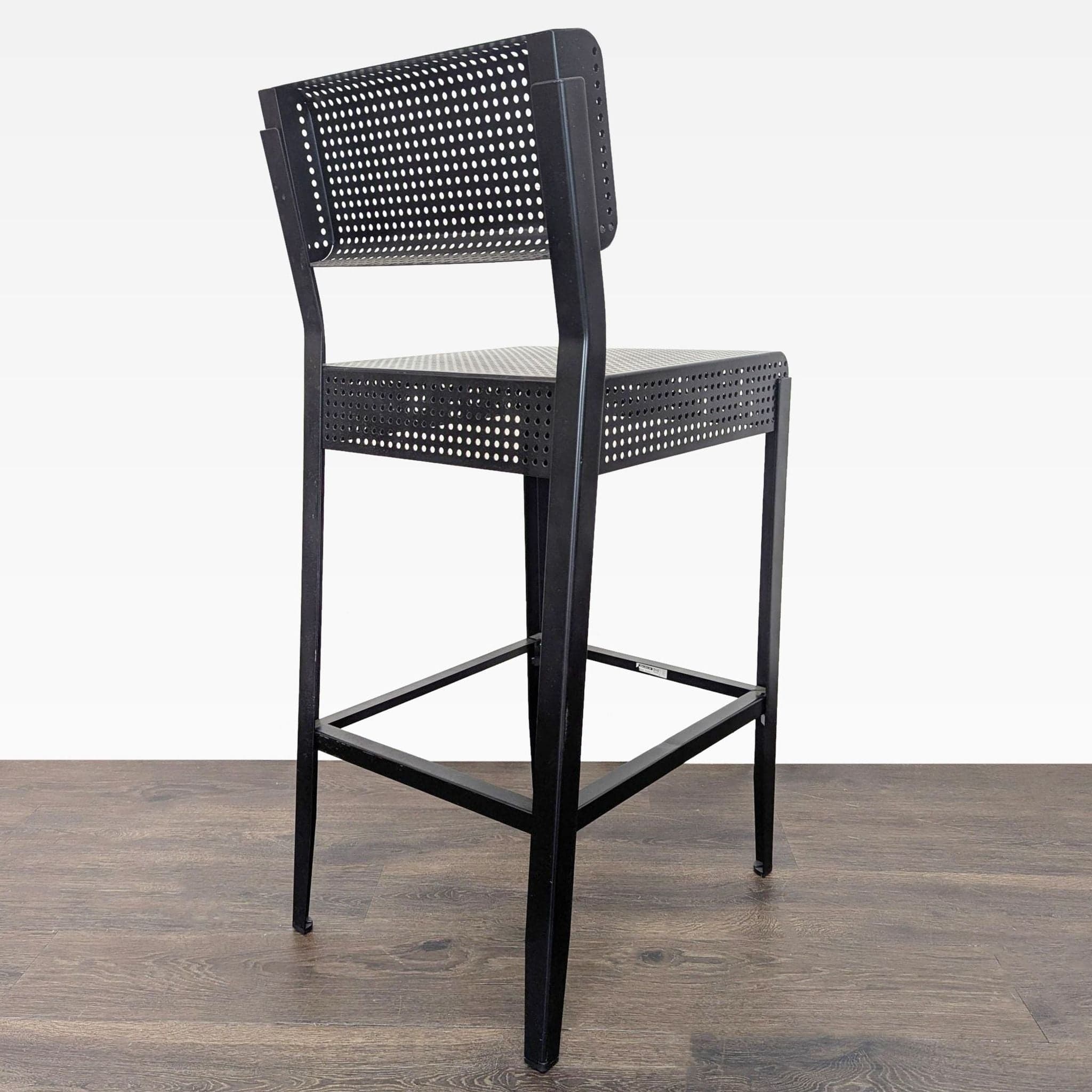 Pair of Ikea Metal Bar Stools - Thumbnail 4
