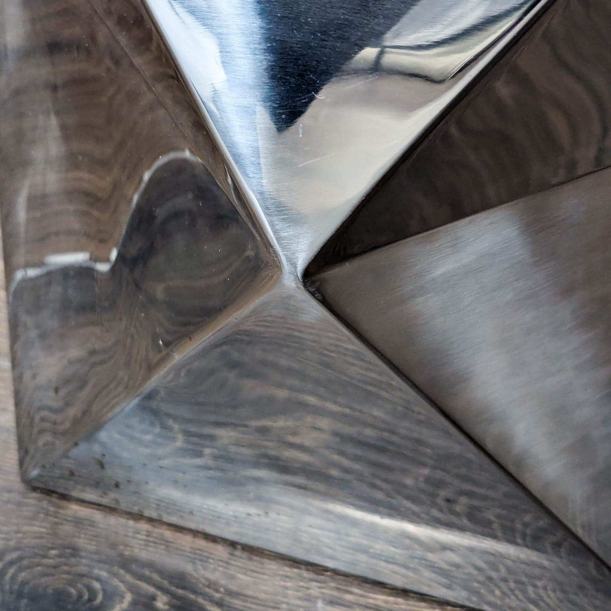 Geometric Metal Accent Table - Thumbnail 7