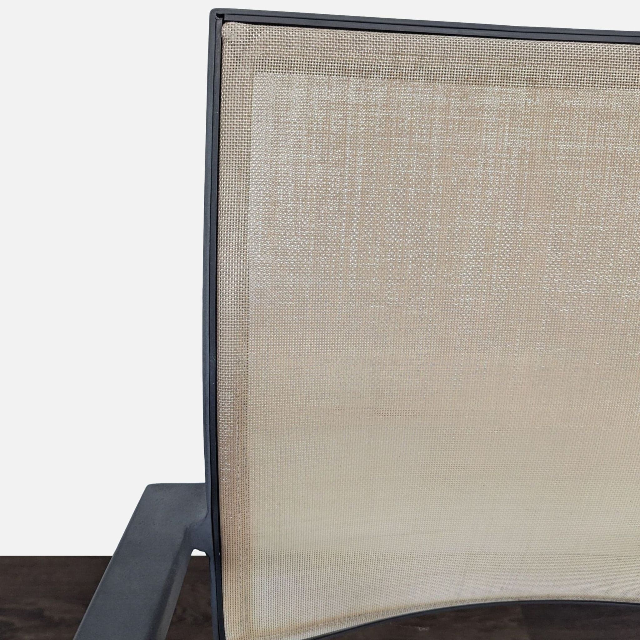 Set of 4 Modern Beige Mesh Armchair with Metal Frame - Thumbnail 10
