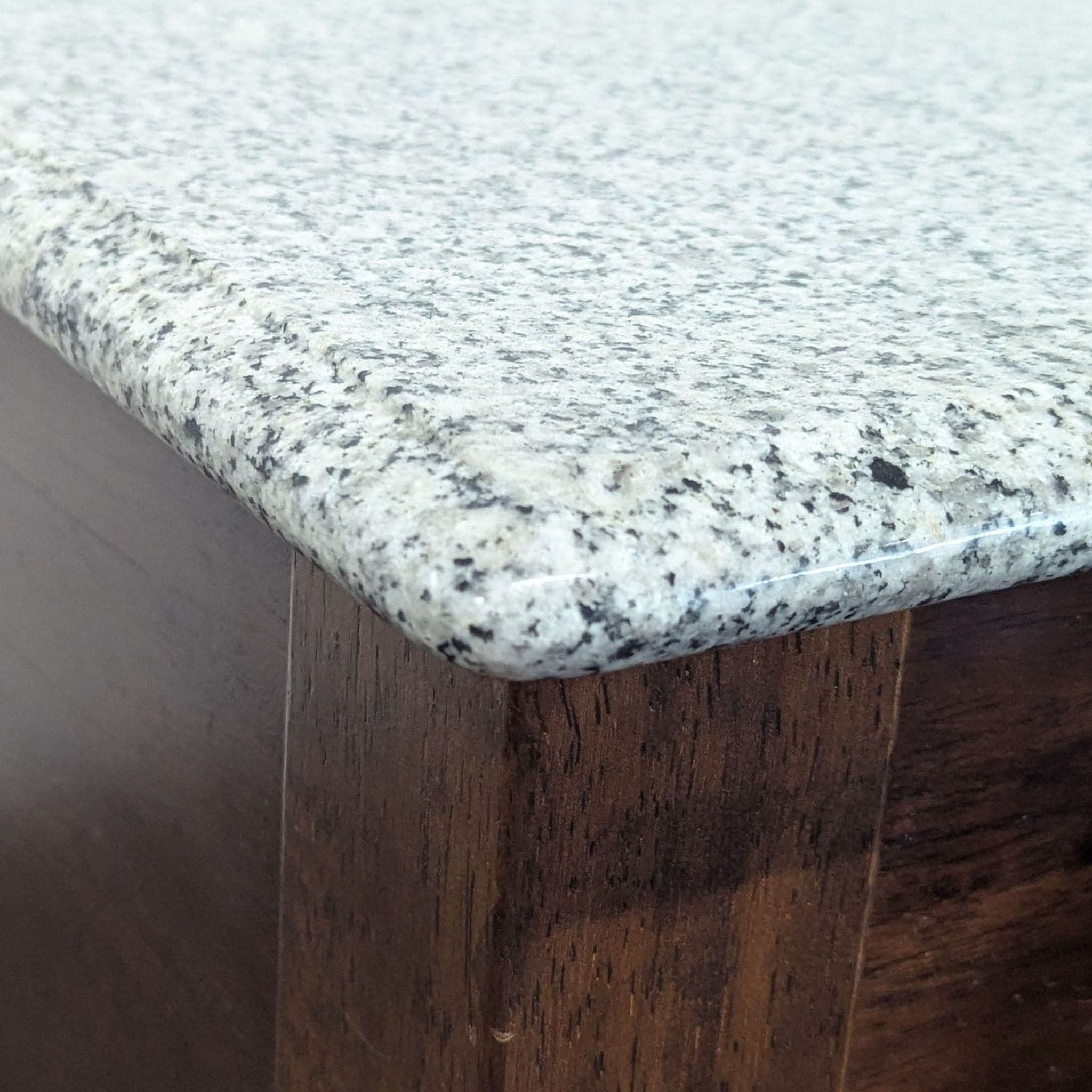 Expandable Wooden Kitchen Island Cart with Granite Top and Storage Shelves - Thumbnail 6