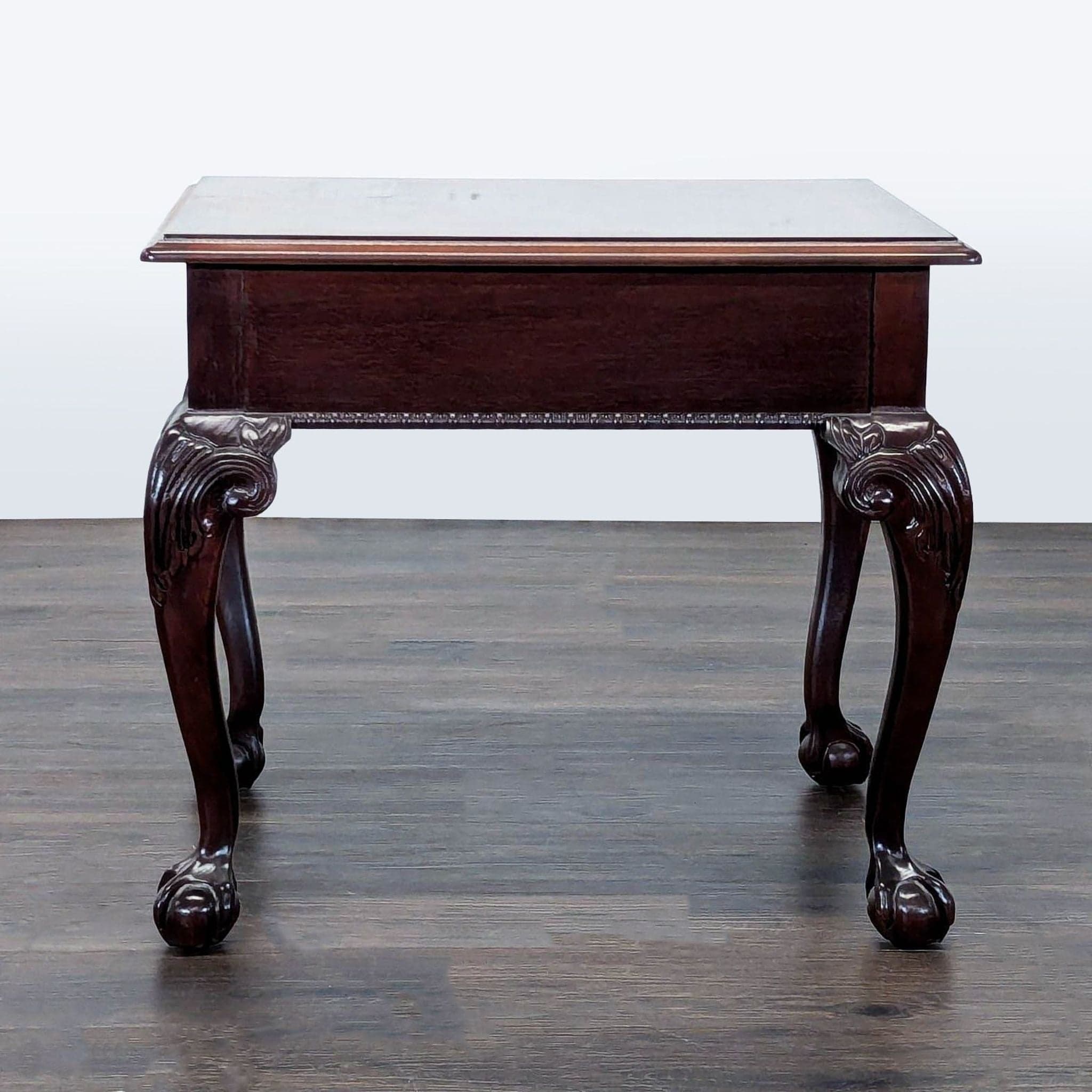 Vintage 1994 Thomasville Mahogany End Table - Thumbnail 5