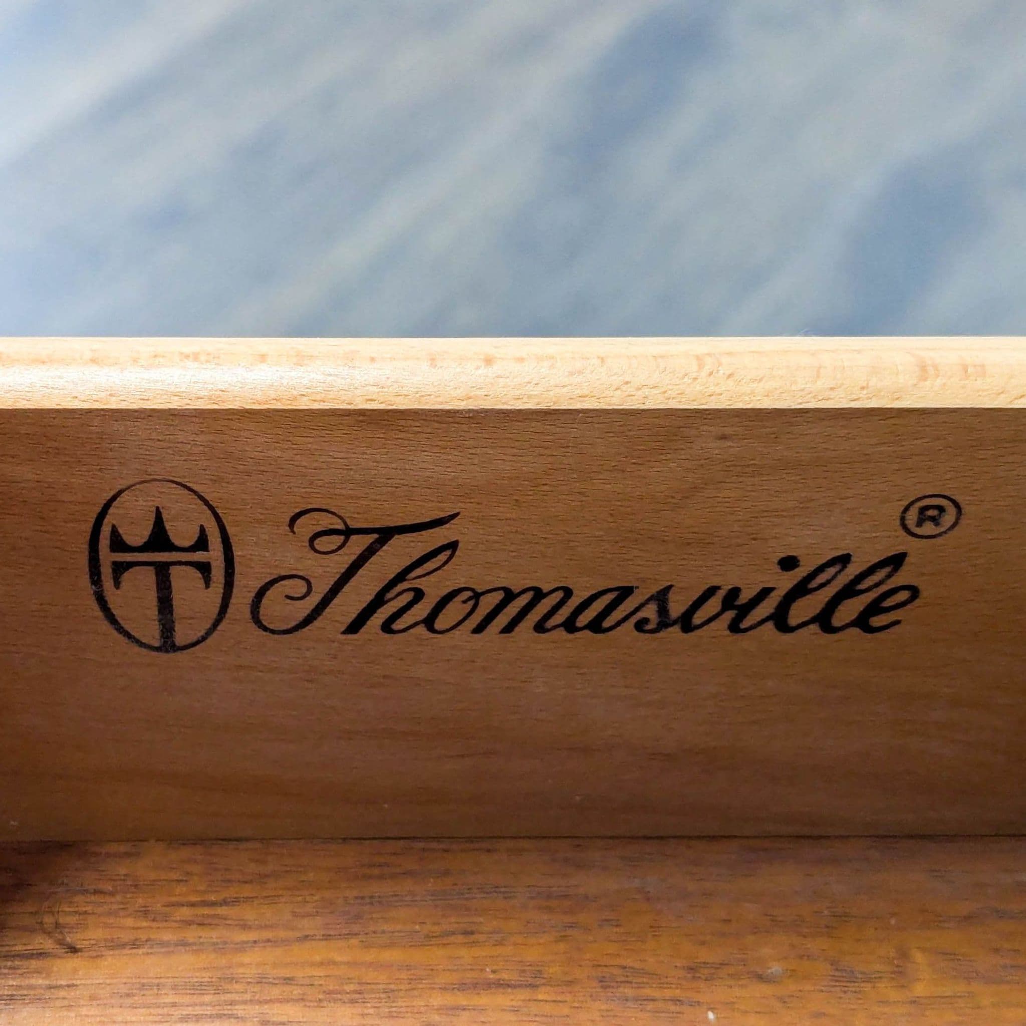 Vintage 1994 Thomasville Mahogany End Table - Thumbnail 10
