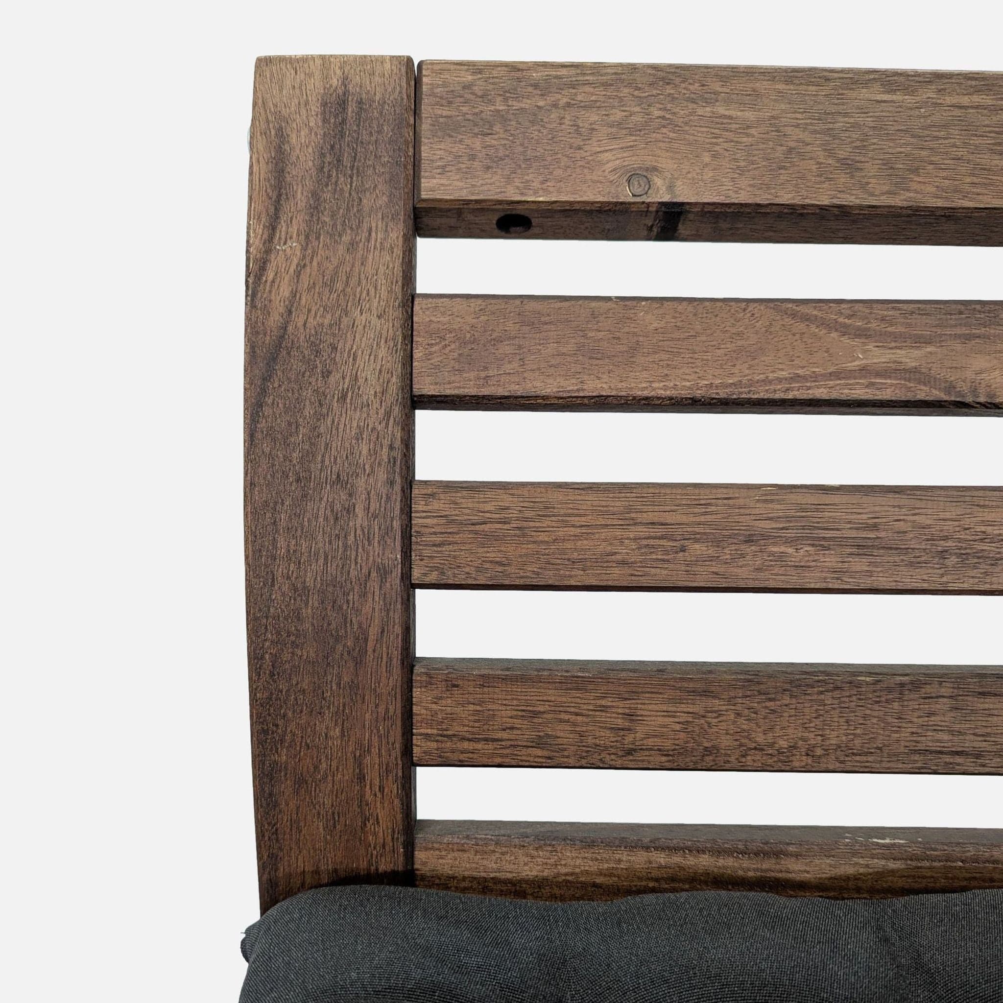 Wood Ladderback Bar Stool with Cushion - Thumbnail 8