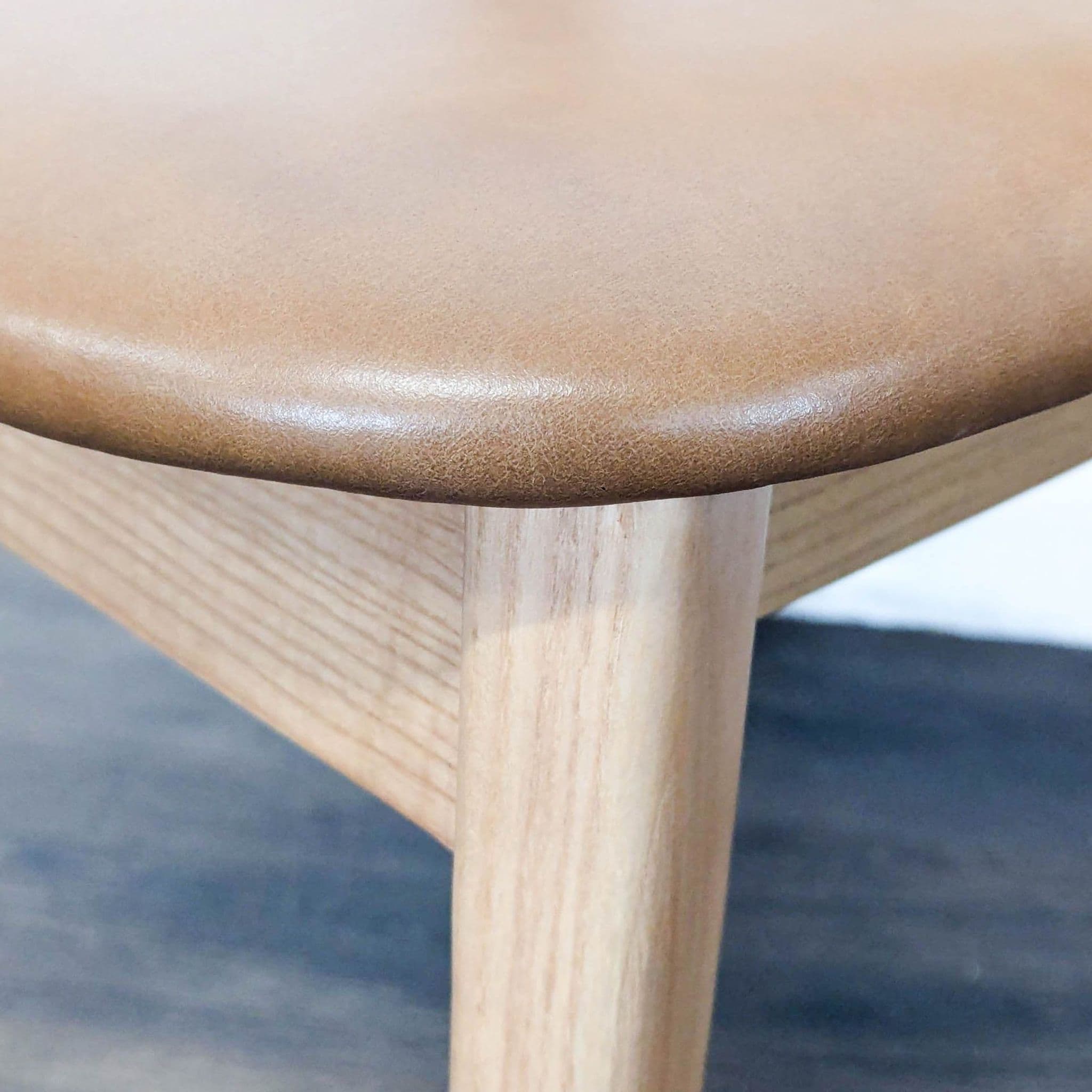 West Elm Lalia Leather Dining Chair - Thumbnail 6