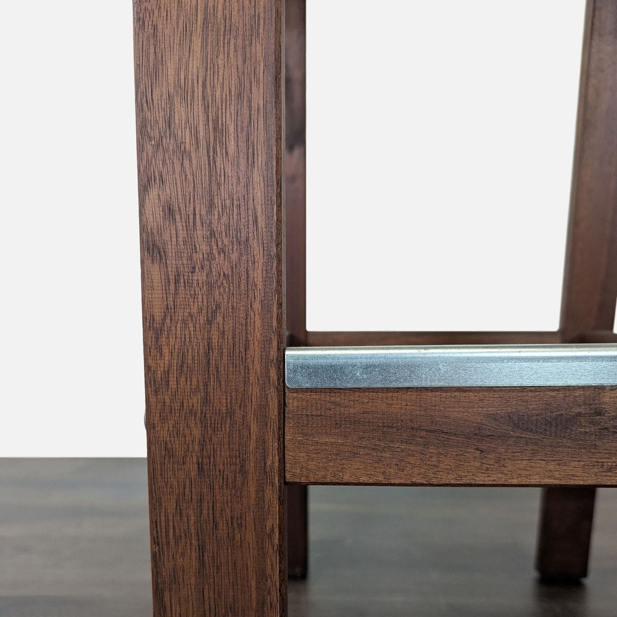 Wood Ladderback Bar Stool with Cushion - Thumbnail 7