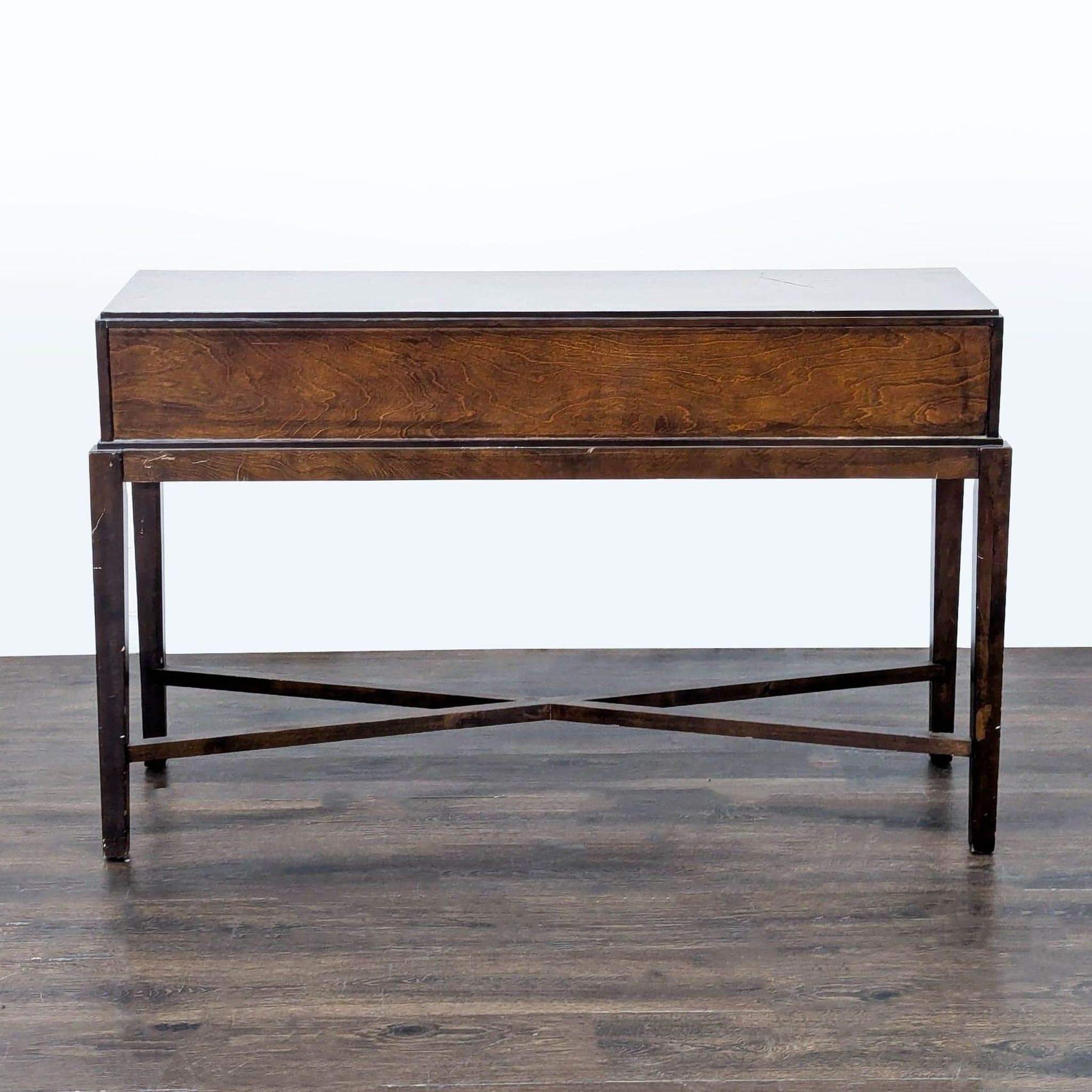 Three Drawer Wood Console Table - Thumbnail 5