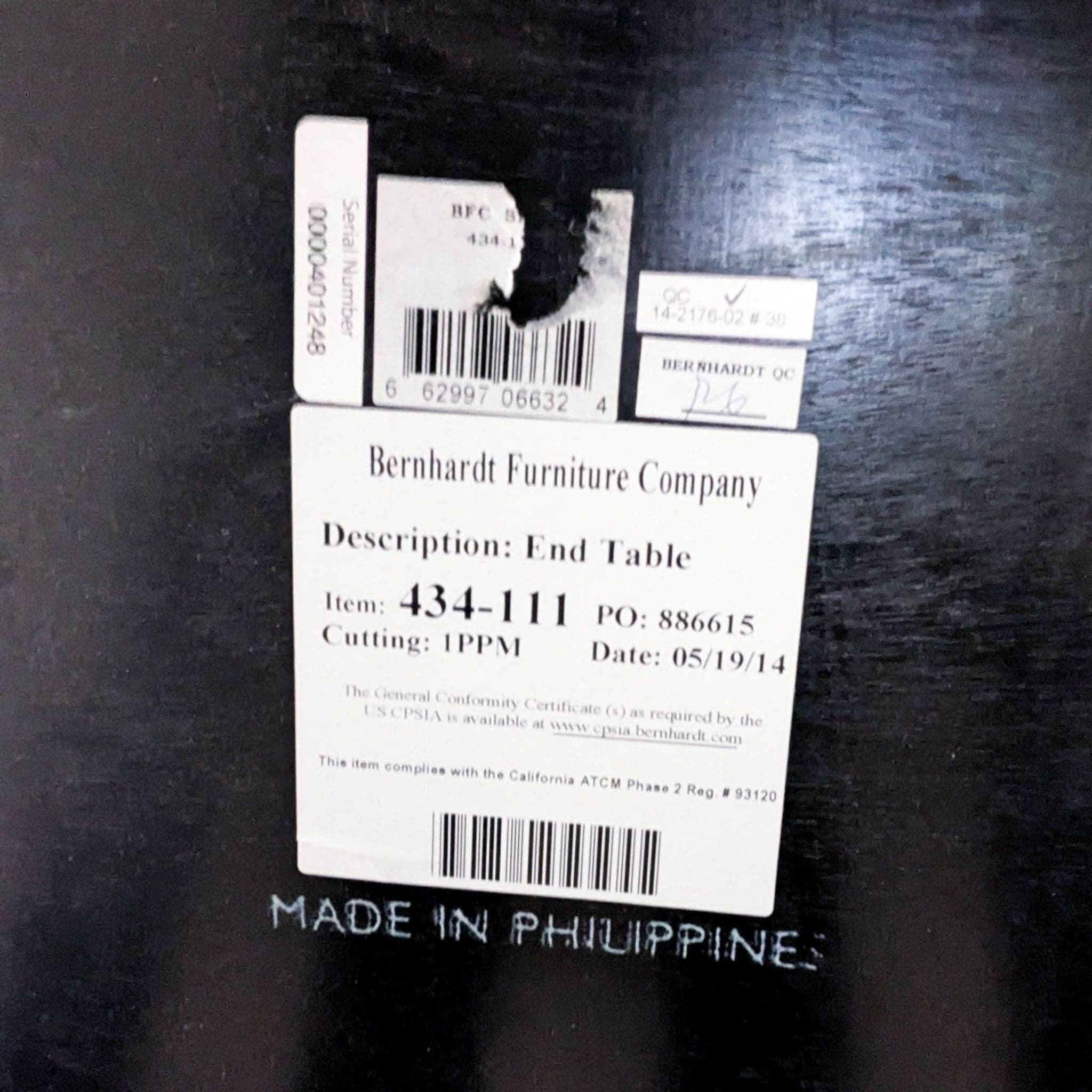 Bernhardt Furniture Powell End Table - Thumbnail 7