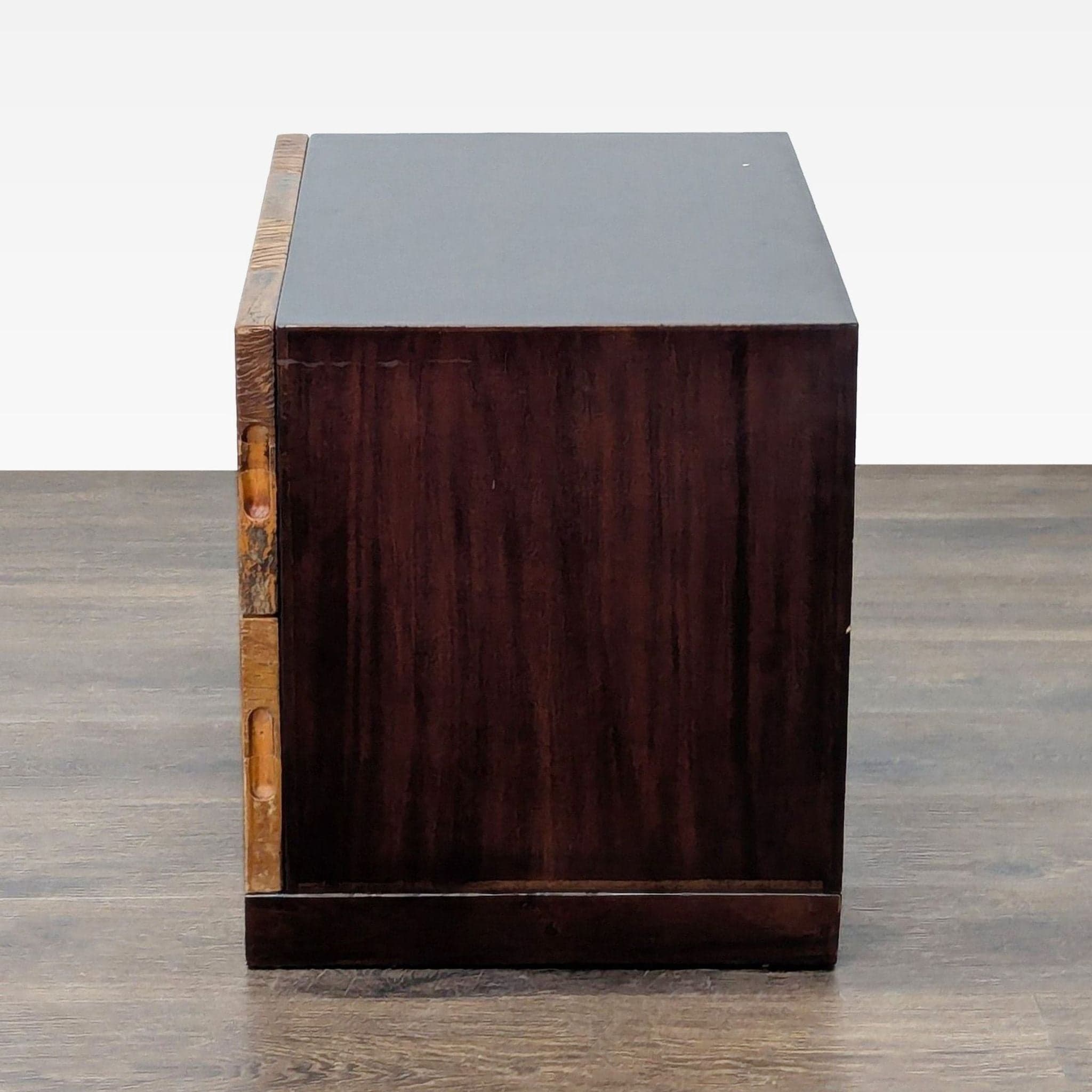 Two Drawer Wood Nightstand - Thumbnail 9