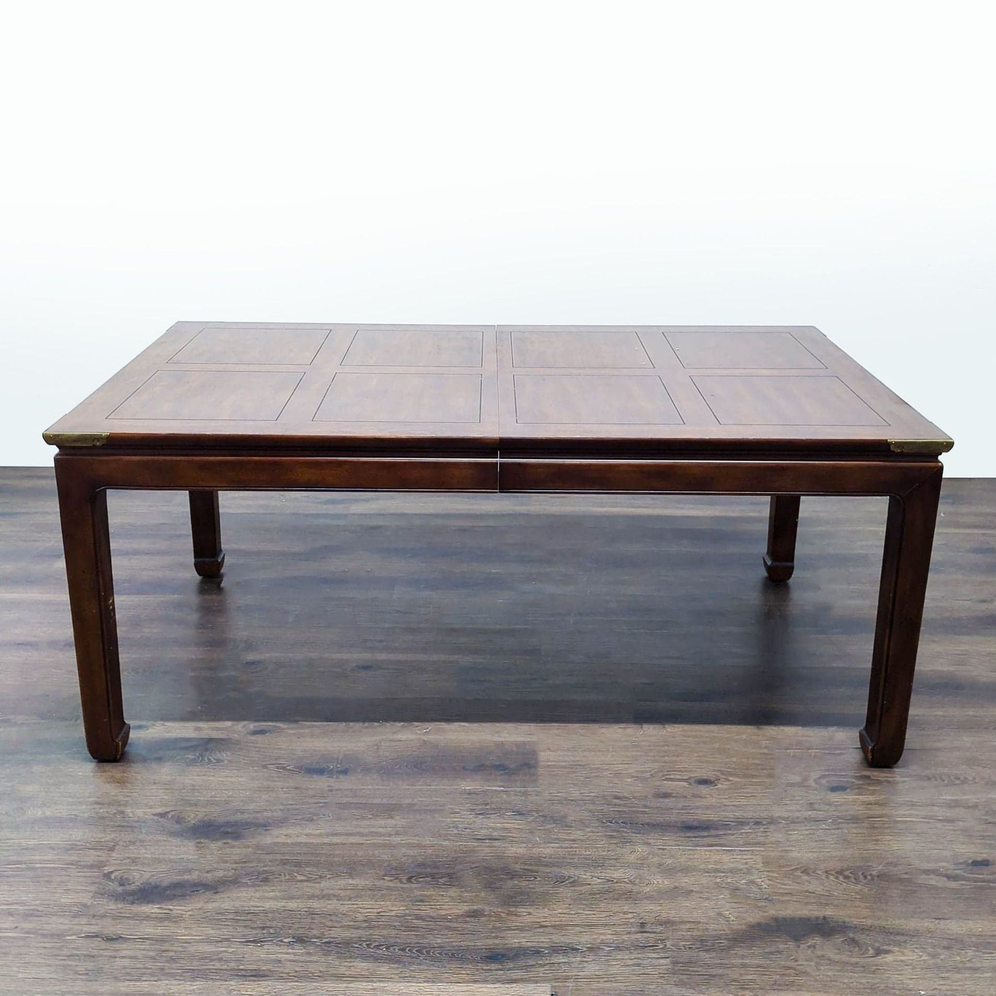 Asian Style Wood Dining Table - Thumbnail 3