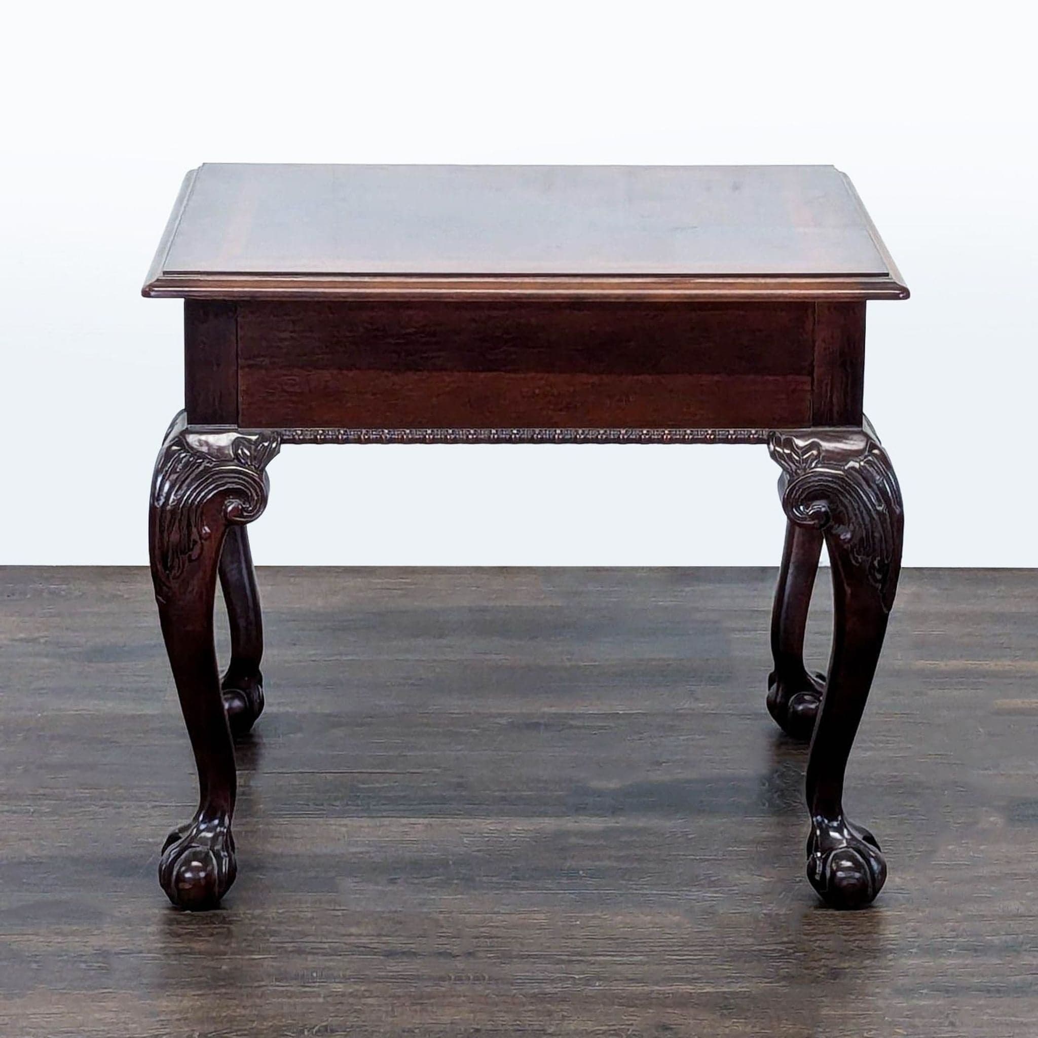 Vintage 1994 Thomasville Mahogany End Table - Thumbnail 6