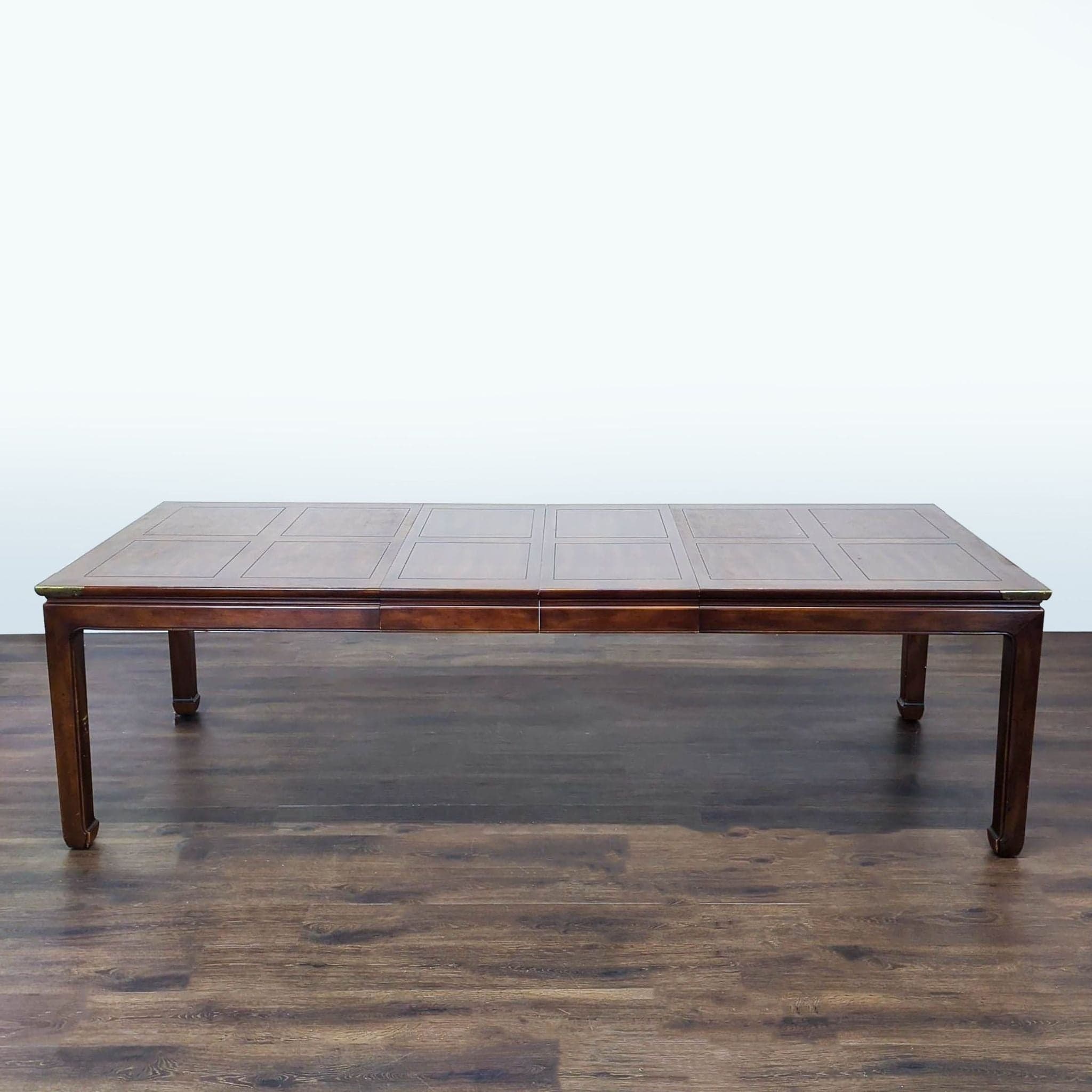 Asian Style Wood Dining Table - Thumbnail 2