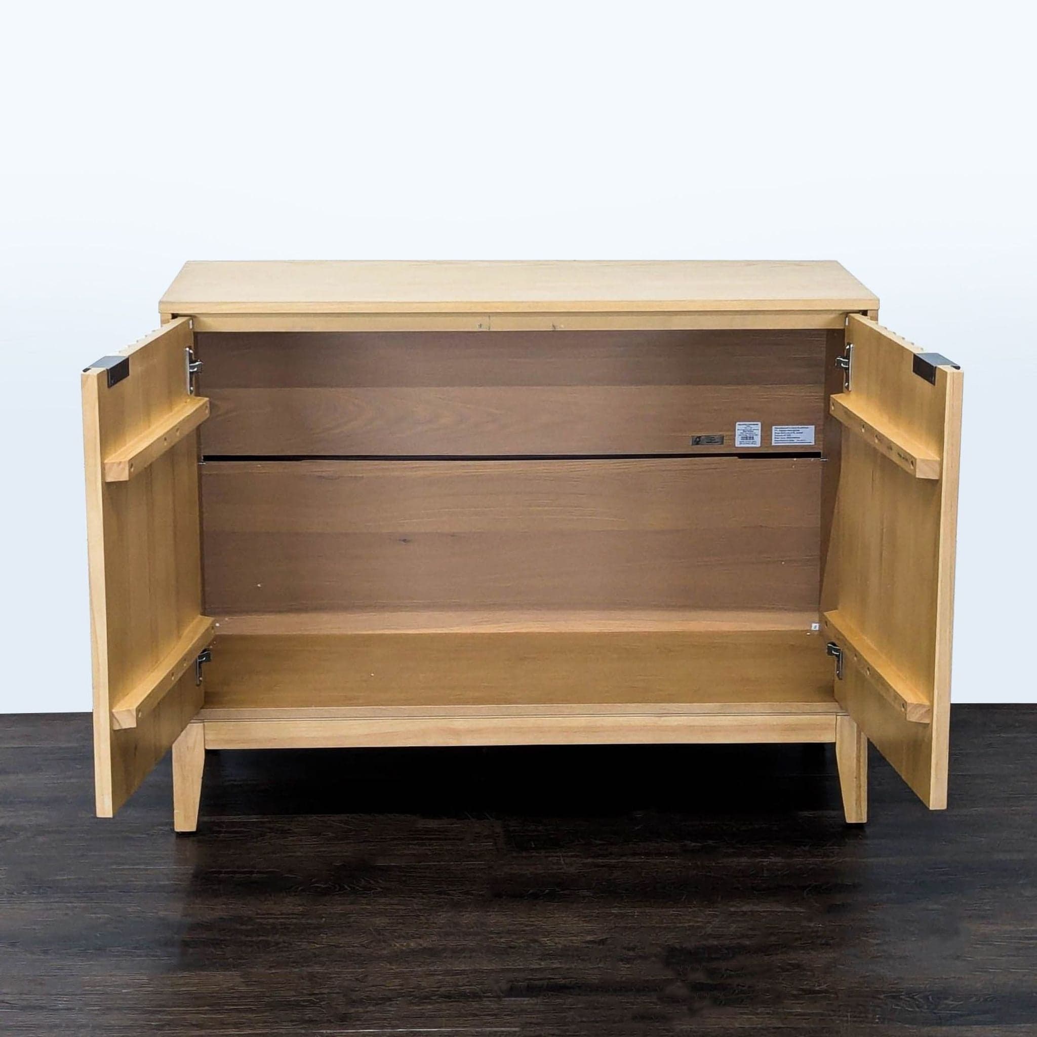 Nathan James Two Door Scalloped Cabinet - Thumbnail 2