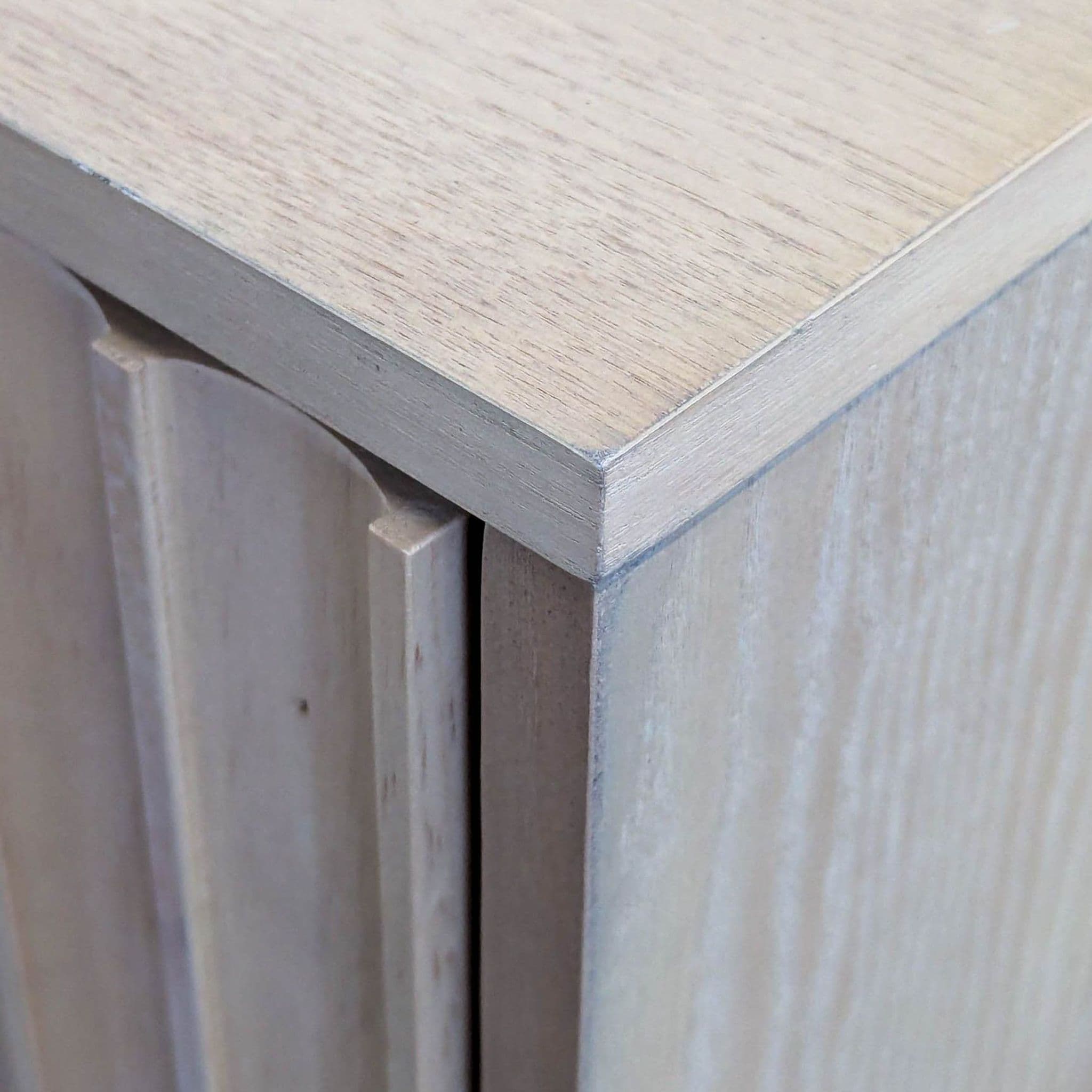 Nathan James Two Door Scalloped Cabinet - Thumbnail 8