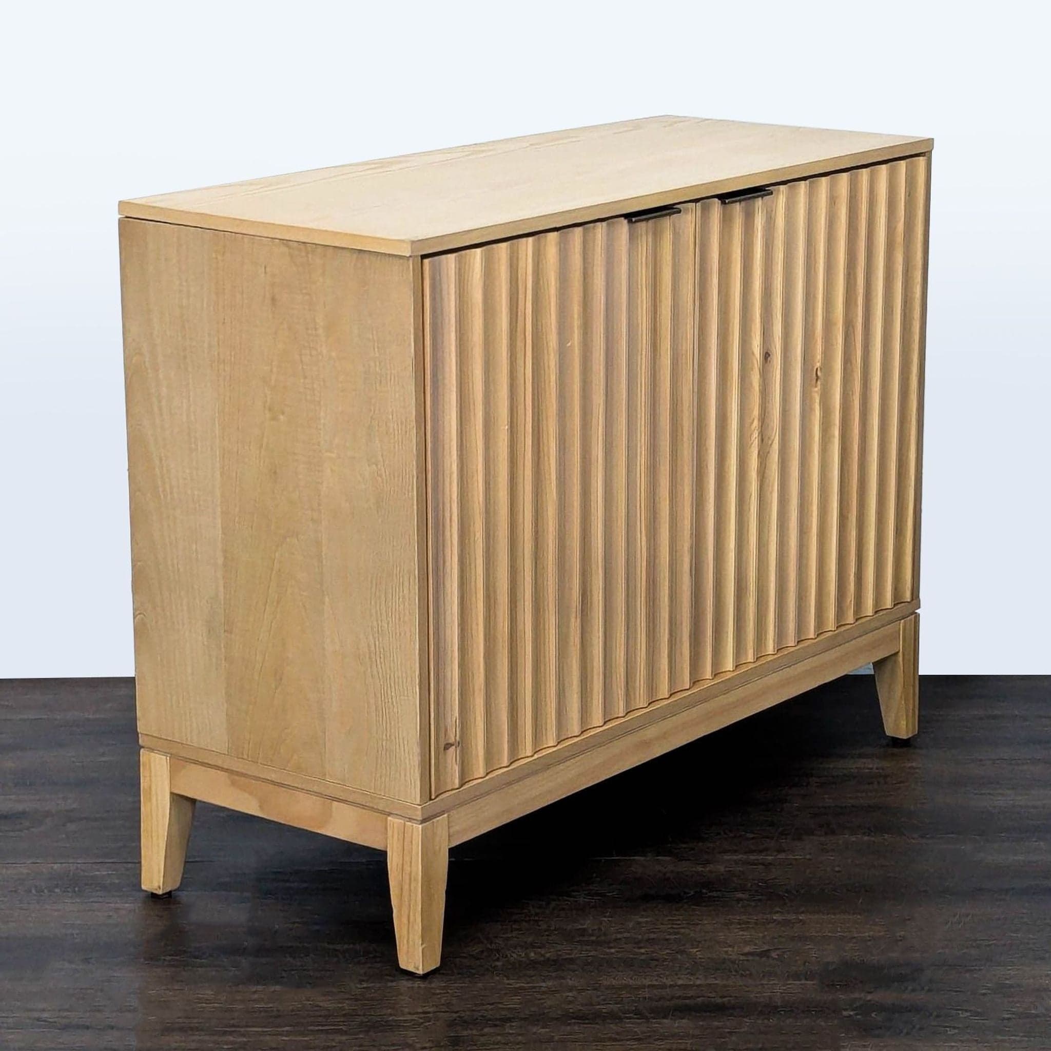 Nathan James Two Door Scalloped Cabinet - Thumbnail 3