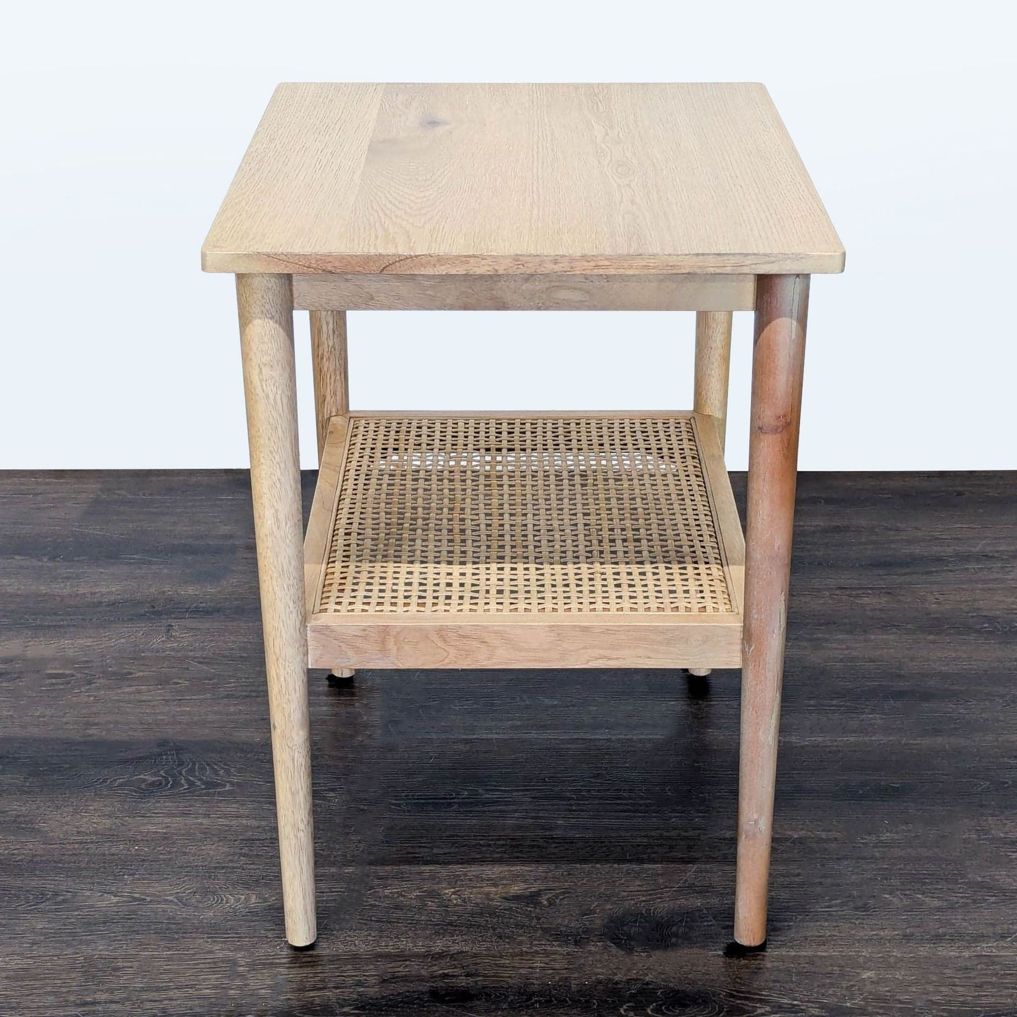 Hearth & Hand with Magnolia Accent Table with Cane Shelf - Thumbnail 5