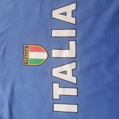 Italy Football T-Shirt Size L - Thumbnail 4