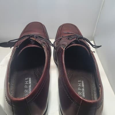 J. Murphy by Johnston & Murphy Lace Up Leather Oxford Derby Shoe Men's Size 11 - Thumbnail 2