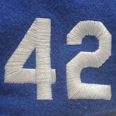 Jackie Robinson Blue Los Angeles Dodgers Strapback Hat/cap - Thumbnail 8