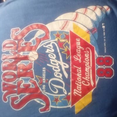 1988 Dodgers National League Champs MLB tshirt - Thumbnail 4