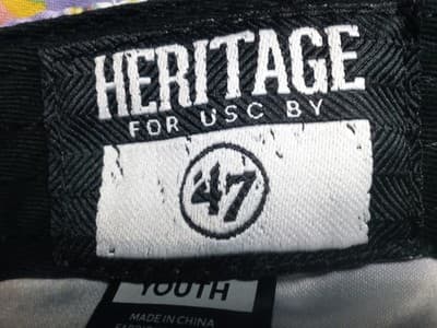 47 Brand USC Lavender Unicorn Youth Girls Strap back Hat - Thumbnail 6