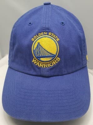 Golden State Warriors '47 Brand Blue Strapback Cap Unisex NBA Hat - Image 1