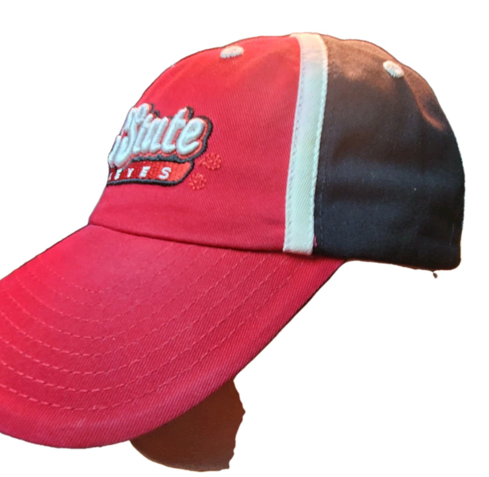 Ohio State Buckeyes Hat Cap Adjustable Strapback Captivating Headgear NCAA Red - Thumbnail 2
