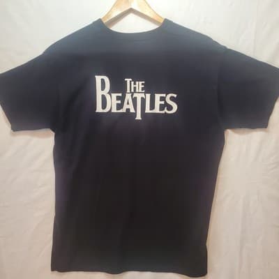 The Beatles Abbey Road Black Graphic T-Shirt Size Medium - Thumbnail 3