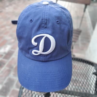 47 Brand Los Angeles Dodgers Hook & Loop Embroidered Baseball Hat One Size - Image 1