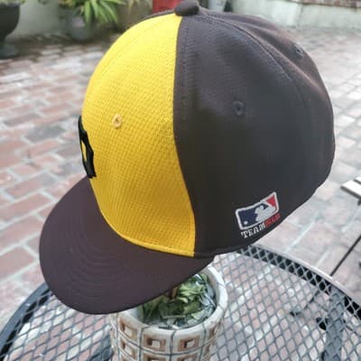 PITTSBURGH PIRATES HAT YOUTH STRAP HOOK AND LOOP HAT CAP - OC SPORTS - TEAM MLB - Thumbnail 2