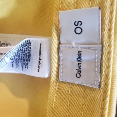 Calvin Klein Hat Yellow Fashion Osfm - Thumbnail 7