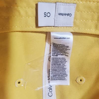 Calvin Klein Hat Yellow Fashion Osfm - Thumbnail 9