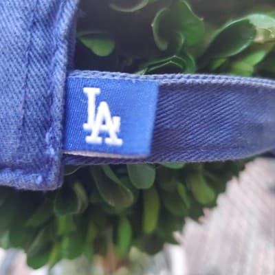 47 Brand Los Angeles Dodgers Hook & Loop Embroidered Baseball Hat One Size - Thumbnail 11