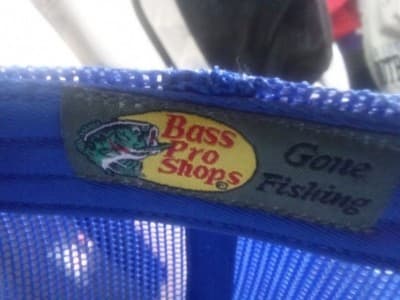 Blue Bass Pro Shops Y2K Hat Cap Fishing Outdoor Ammo Firearms Archery Hunt Game - Thumbnail 6