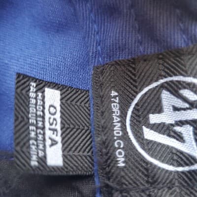 47 Brand Los Angeles Dodgers Hook & Loop Embroidered Baseball Hat One Size - Thumbnail 6