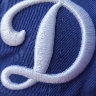 47 Brand Los Angeles Dodgers Hook & Loop Embroidered Baseball Hat One Size - Thumbnail 9