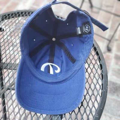 47 Brand Los Angeles Dodgers Hook & Loop Embroidered Baseball Hat One Size - Thumbnail 8