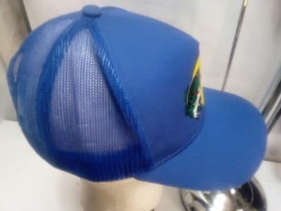 Blue Bass Pro Shops Y2K Hat Cap Fishing Outdoor Ammo Firearms Archery Hunt Game - Thumbnail 4