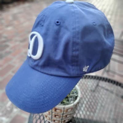 47 Brand Los Angeles Dodgers Hook & Loop Embroidered Baseball Hat One Size - Thumbnail 2