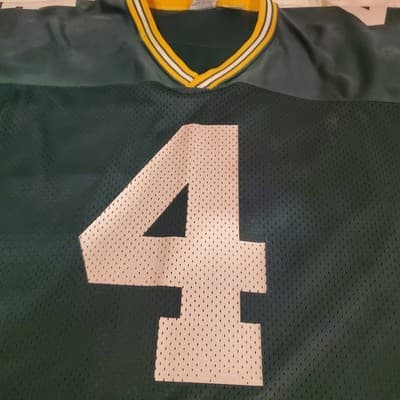 Vintage Brett Favre Green Bay Packers Jersey Men 52 xl Starter 1995 nfl USA - Thumbnail 2