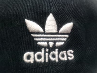 Adidas Trefoil Hat Cap Strap Back Adjustable One Size Black Brand Skateboard - Thumbnail 6