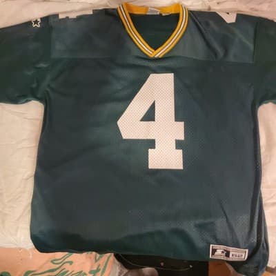 Vintage Brett Favre Green Bay Packers Jersey Men 52 xl Starter 1995 nfl USA - Image 1
