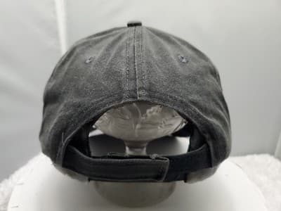 Santorini Greece Flag Baseball Cap Adjustable Strapback Gray - Thumbnail 3