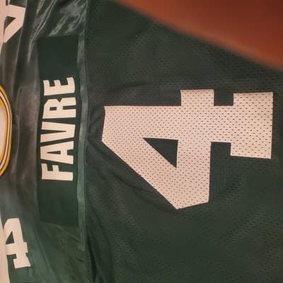 Vintage Brett Favre Green Bay Packers Jersey Men 52 xl Starter 1995 nfl USA - Thumbnail 3