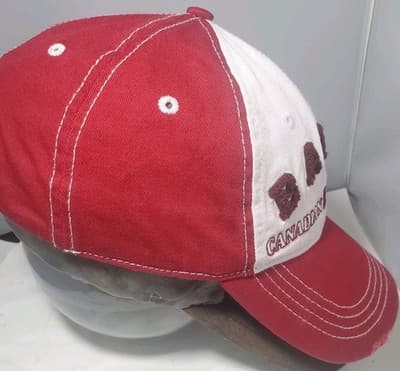Banff Canadian Original Strapback Baseball Cap Black One Size Embroidered Cotton - Thumbnail 3