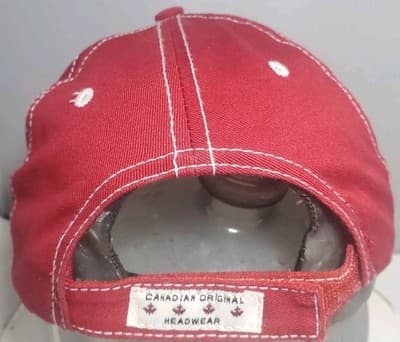Banff Canadian Original Strapback Baseball Cap Black One Size Embroidered Cotton - Thumbnail 4